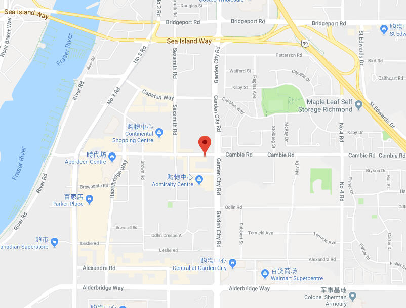 查看列治文大地圖 查看列治文大地圖